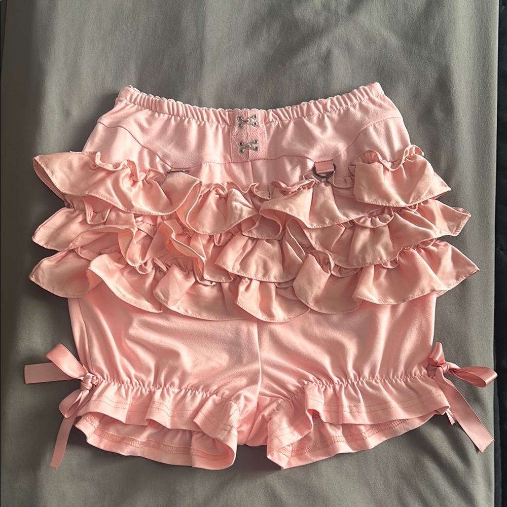Forest Ink Pink Ruffle Women's bloomers